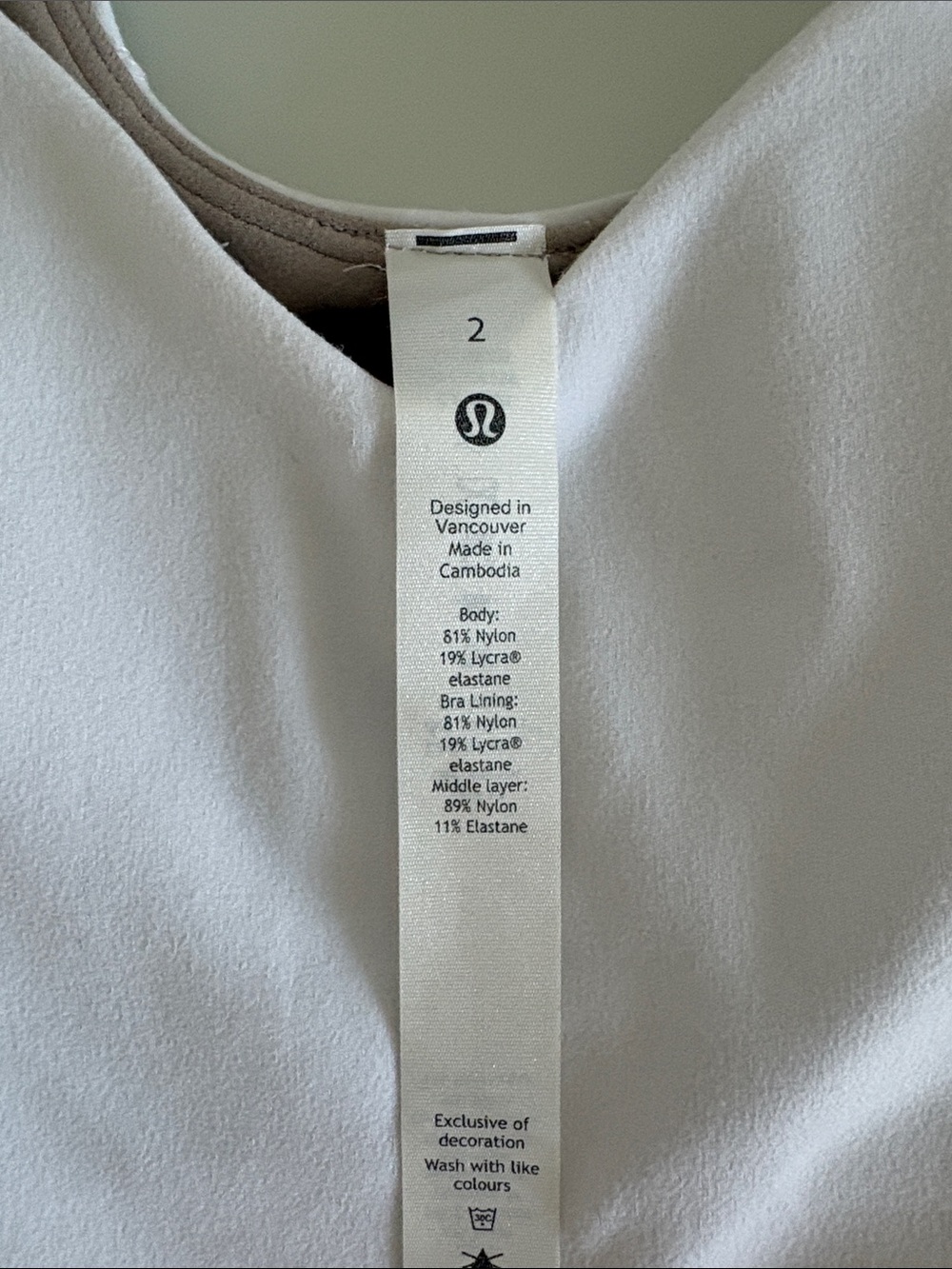 Lululemon White AlignTank - Picture 2 of 3